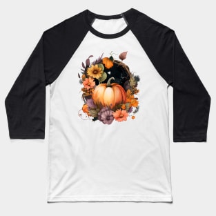 Fall Pumpkin Baseball T-Shirt